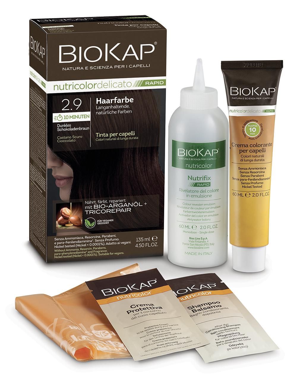 Biokap Nutricolor Delicato Rapid Haarfarbe 2.9