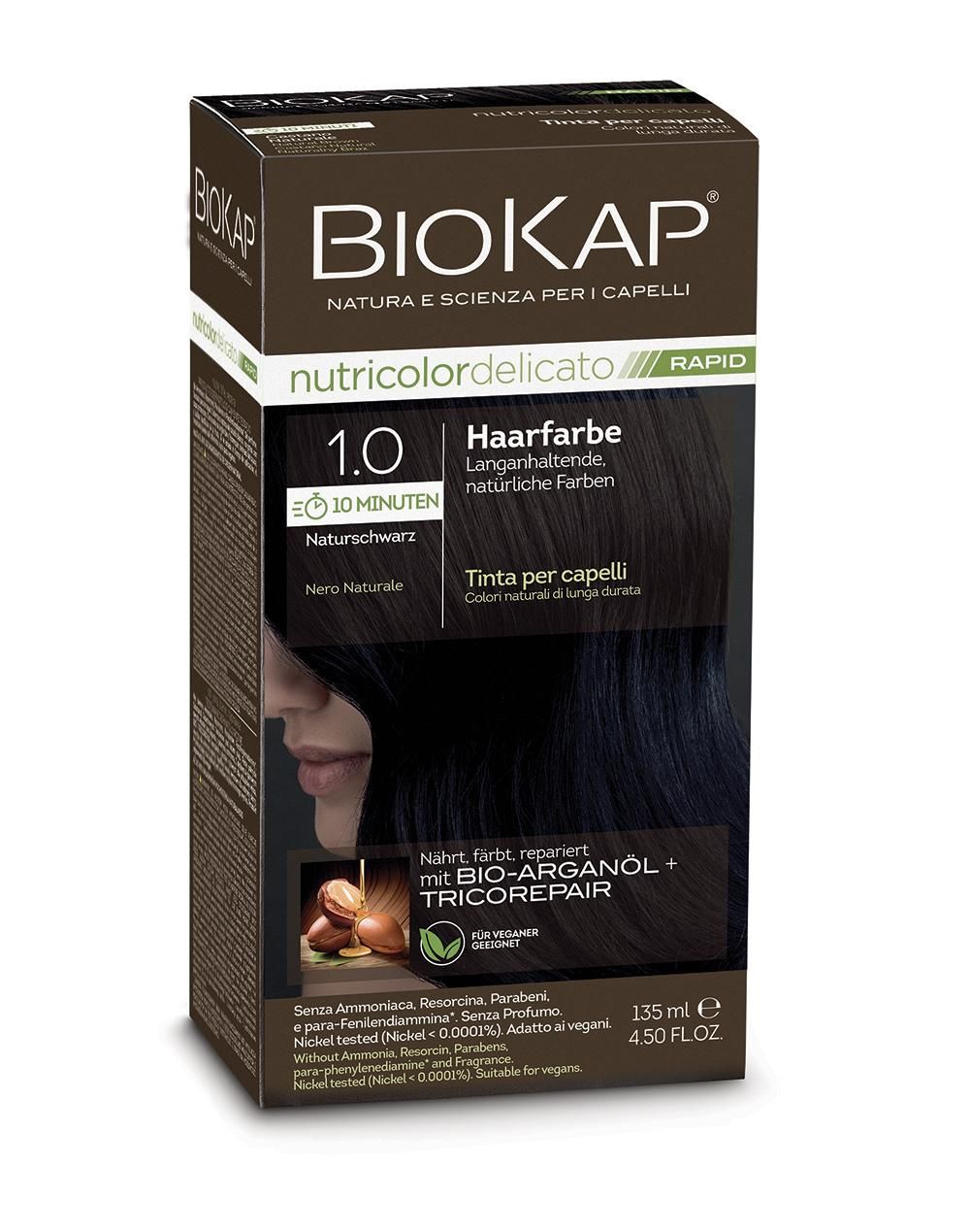 Biokap Nutricolor Delicato Rapid Haarfarbe 1.0