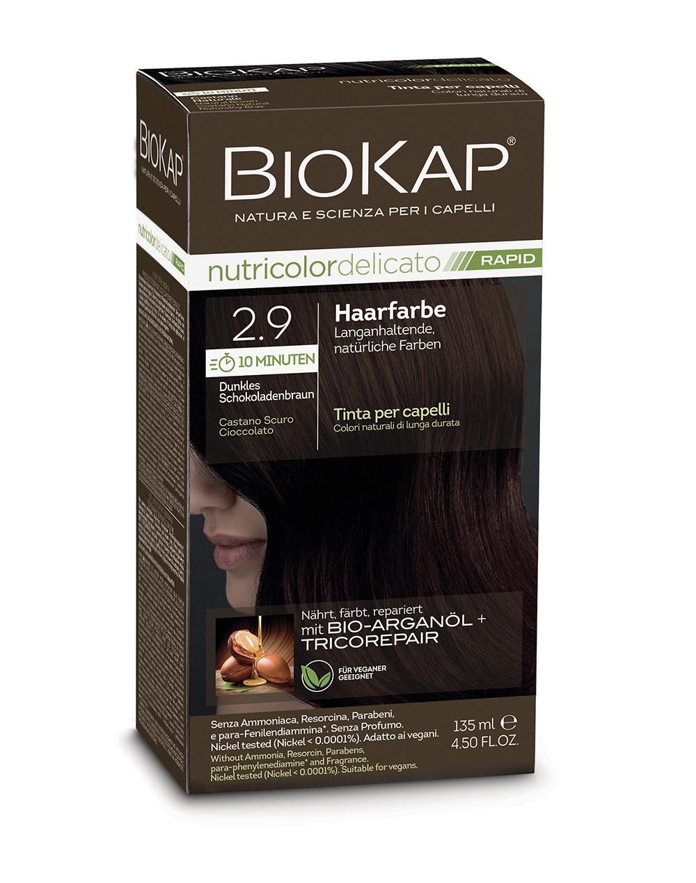 Biokap Nutricolor Delicato Rapid Haarfarbe 2.9