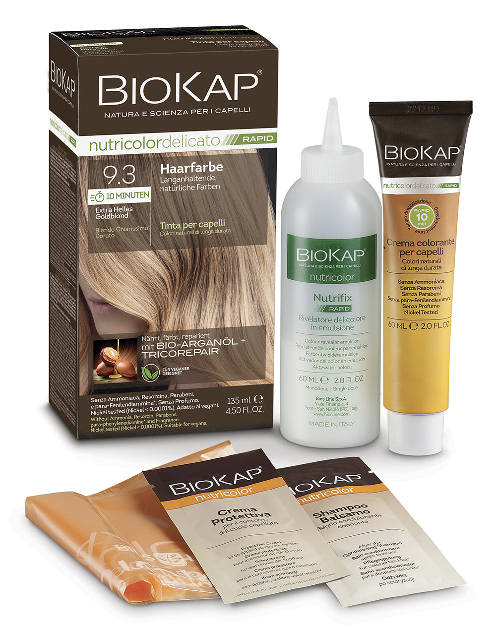 Biokap Nutricolor Delicato Rapid Haarfarbe 9.3