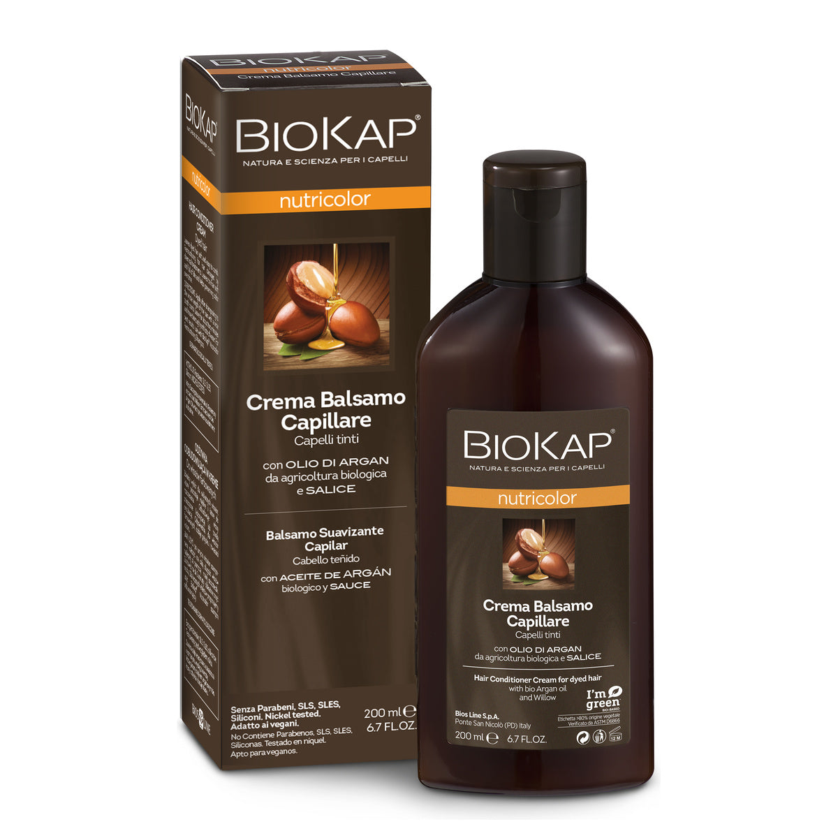 Biokap Nutricolor Aufbau-Balsam coloriertes Haar