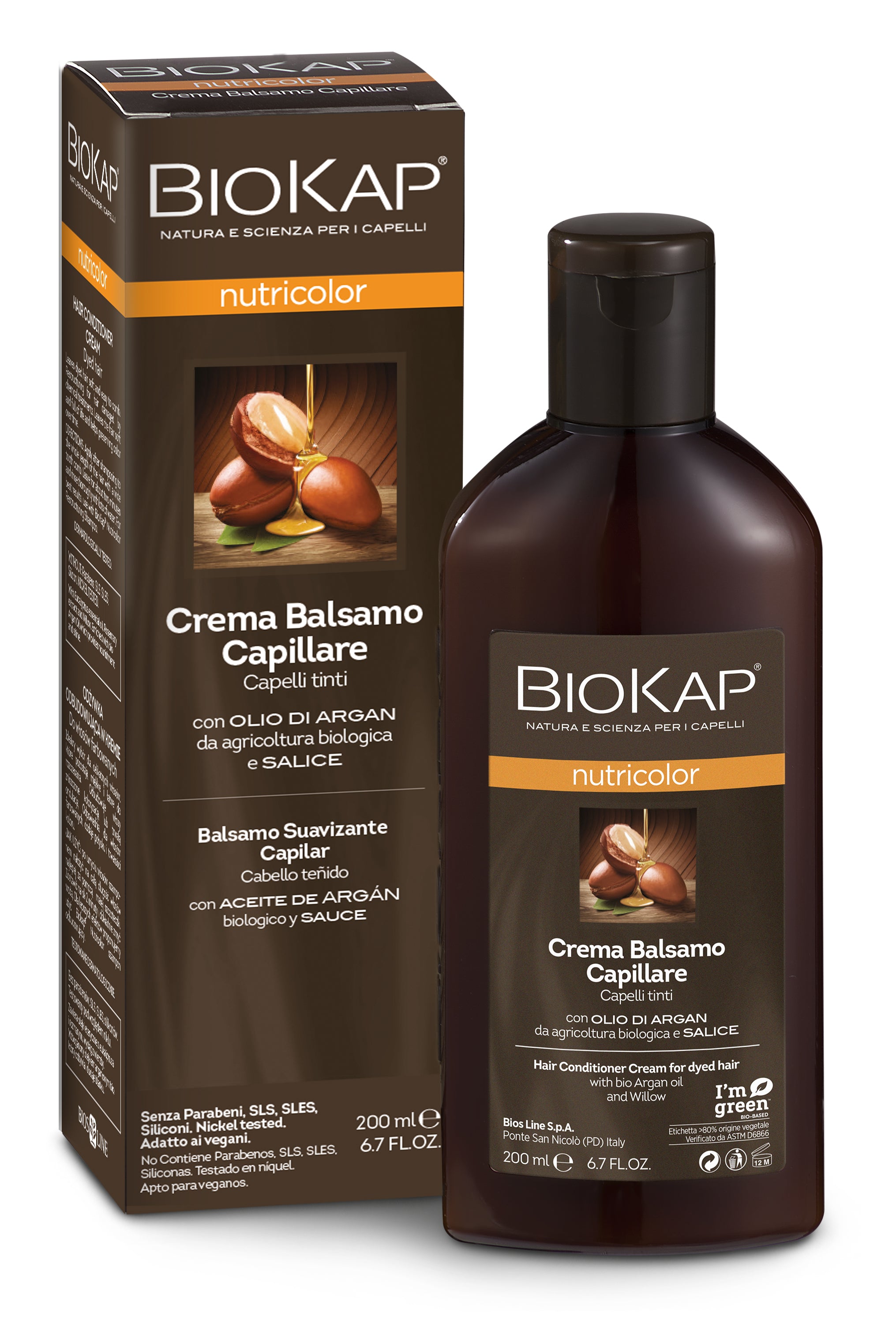 Biokap Nutricolor Aufbau-Balsam coloriertes Haar