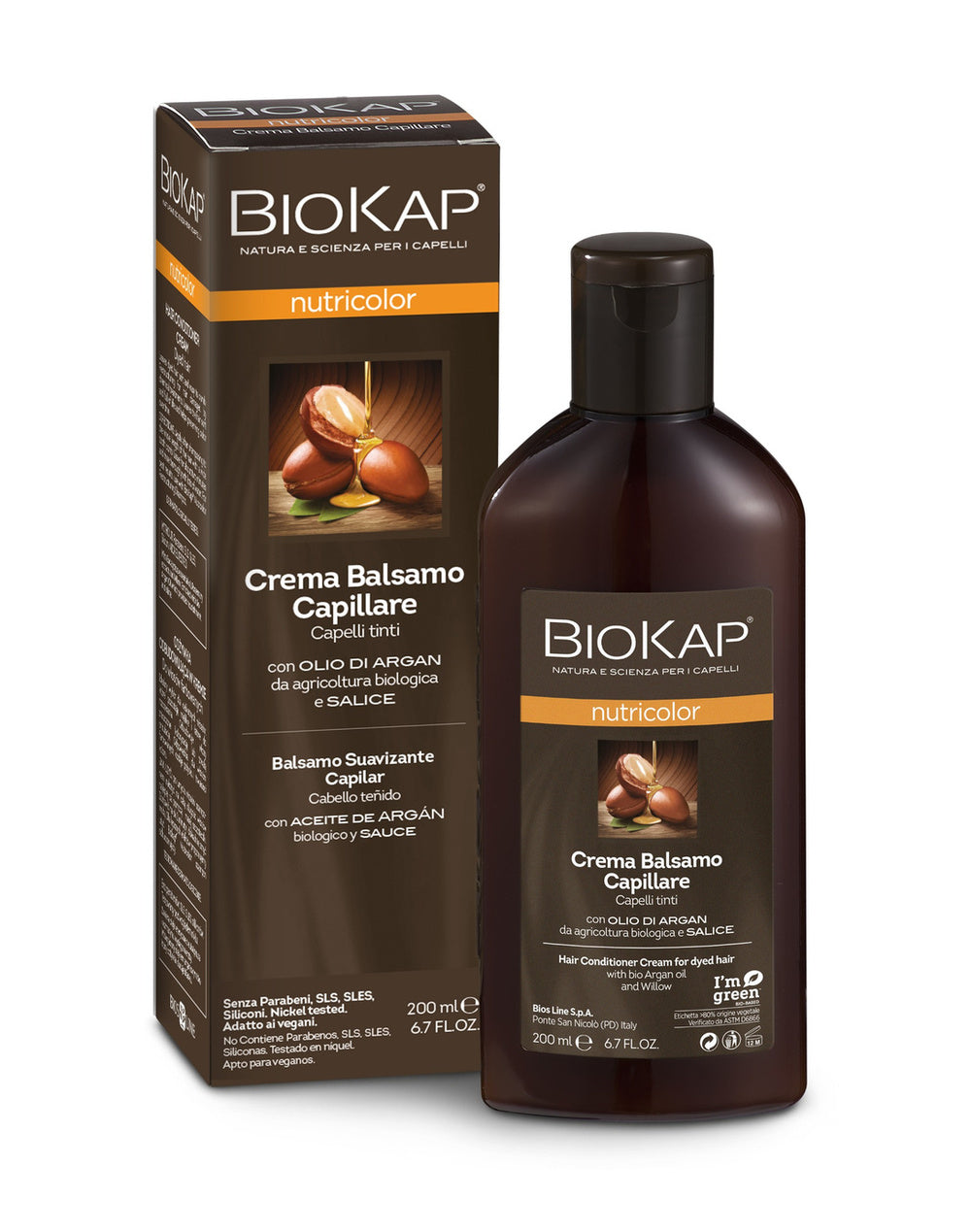 Biokap Nutricolor Aufbau-Balsam coloriertes Haar