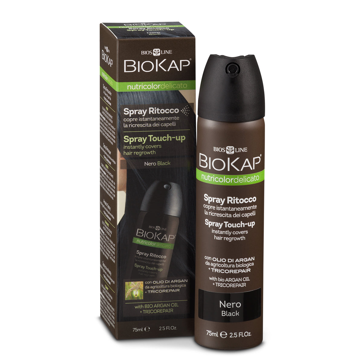 Nutricolor Delicato Spray Touch Up schwarz